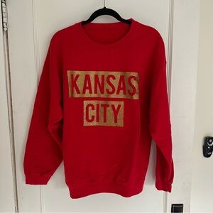 Pink Dinosaur Kansas City Sweatshirt